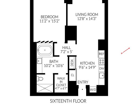 2nd image of 15 William St APT 16G