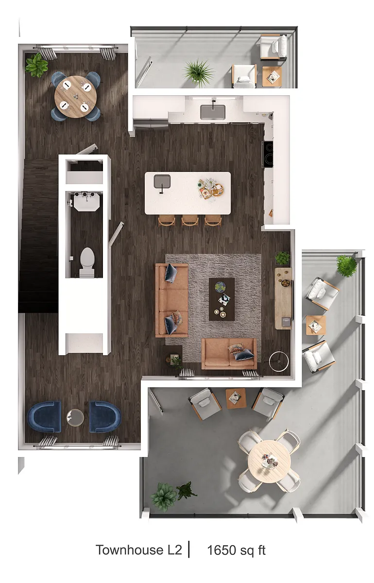 Floor plan TH - Townhouse