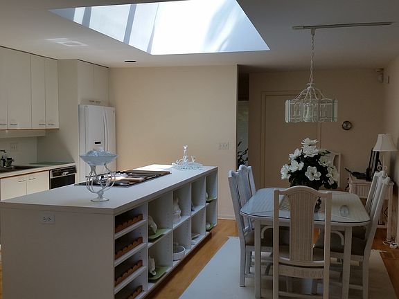 Skylighted kitchen