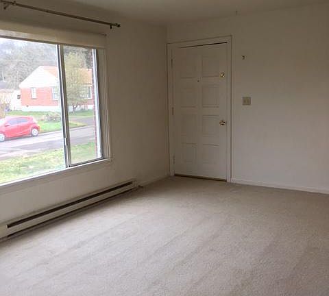 Looking back at the front door