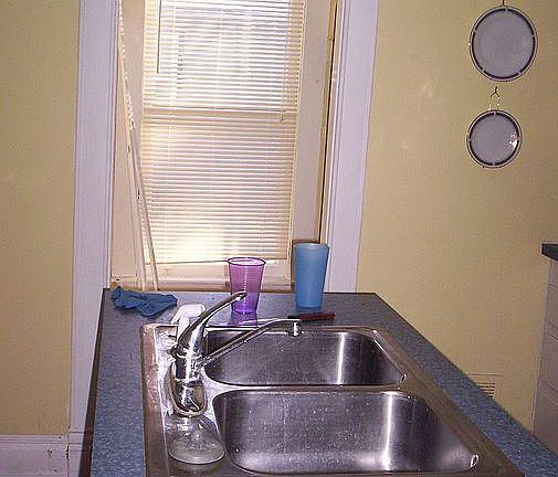 Kitchen Island with Pantry Door