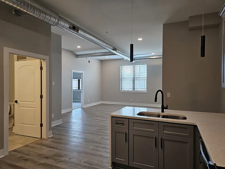 View of Living room from kitchen
