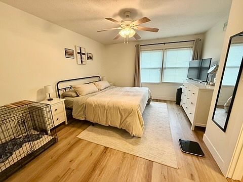 Master bedroom with full bathroom attached