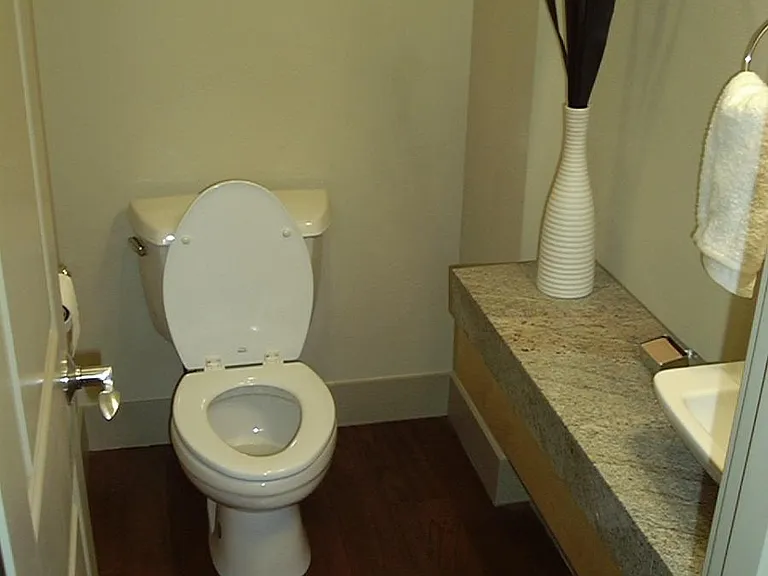 1/2 bathroom on main floor