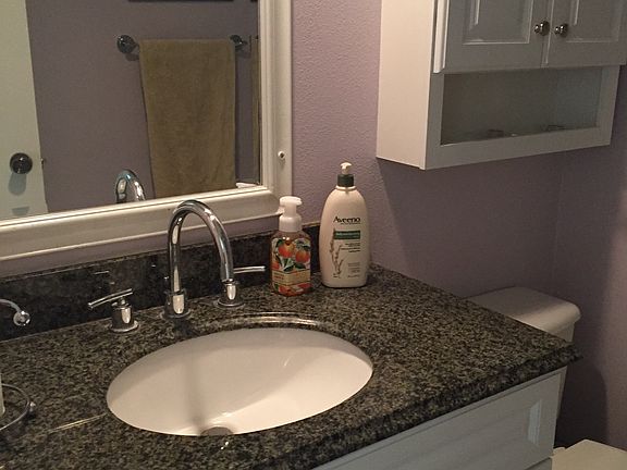 Granite countertops in all 3 bathrooms
