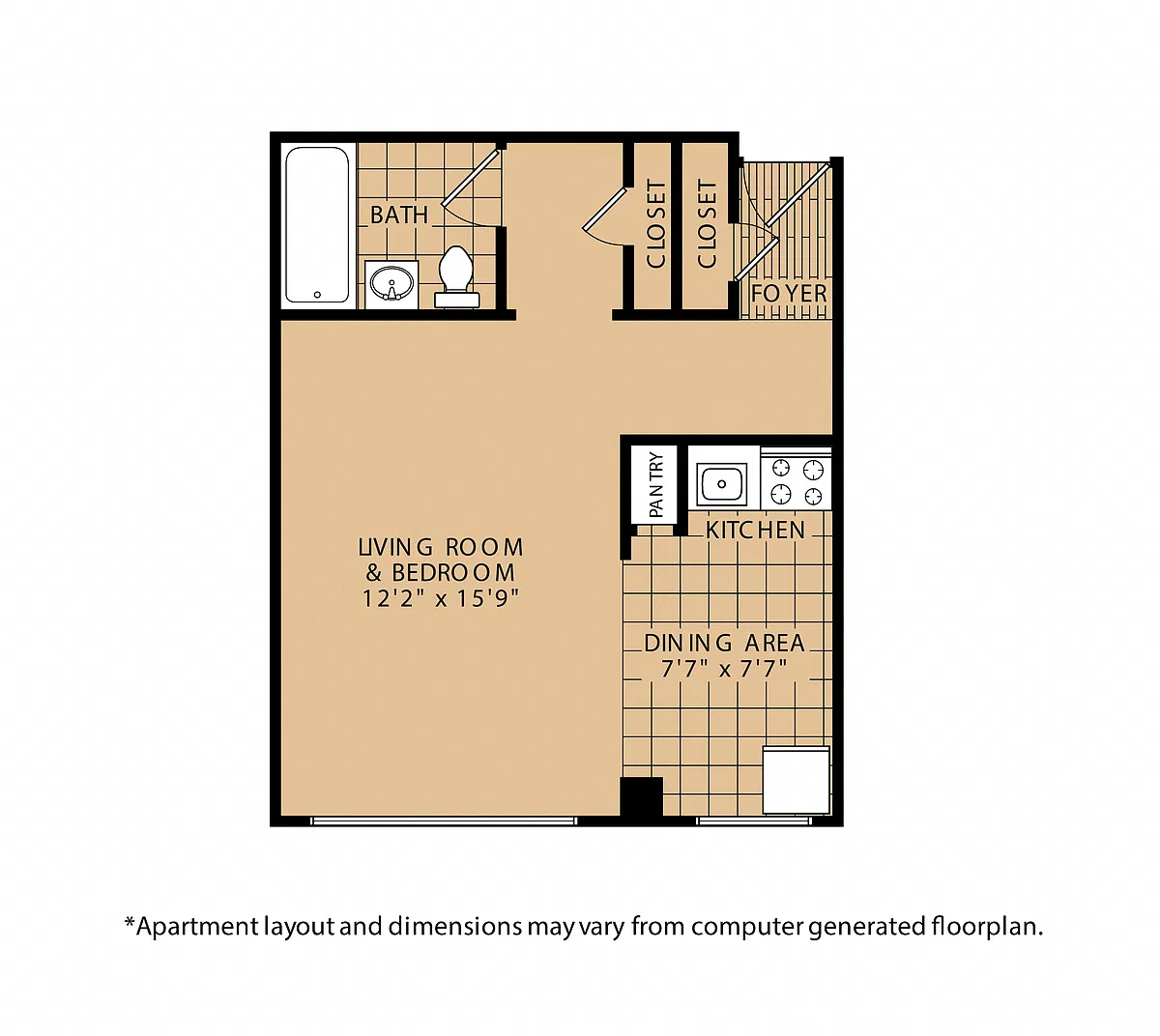 Floor plan 0x1 Renovated