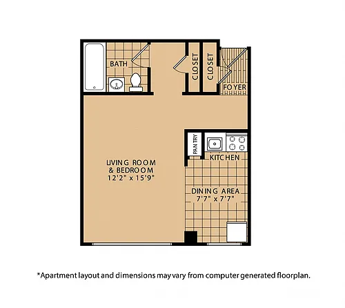 Floor plan 0x1 Renovated