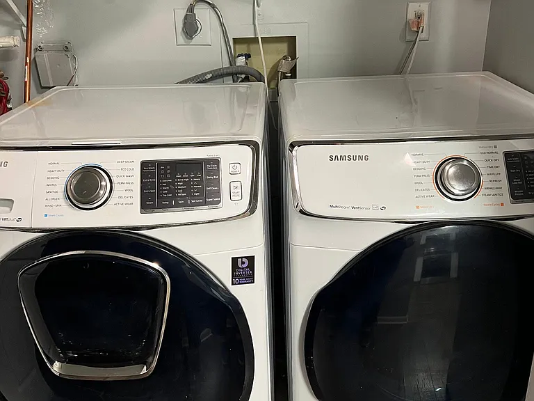 Washer and Dryer on main floor