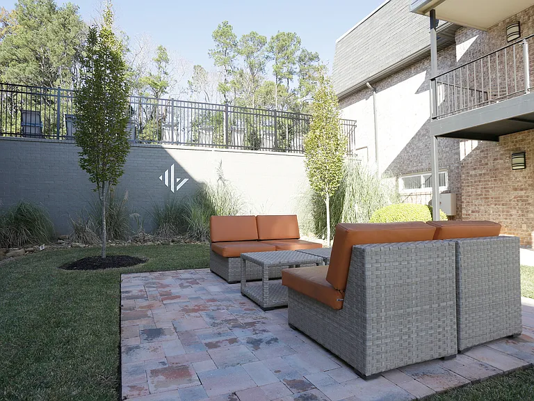 Relax and unwind in this charming outdoor space, perfect for gatherings or quiet moments.