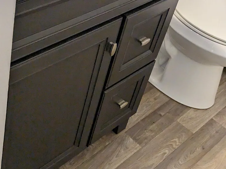 Updated from flooring to fixtures!