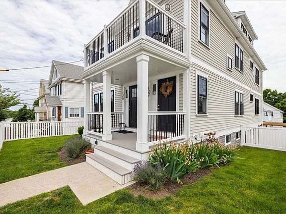 Enjoy views of the Mystic River from your front porch