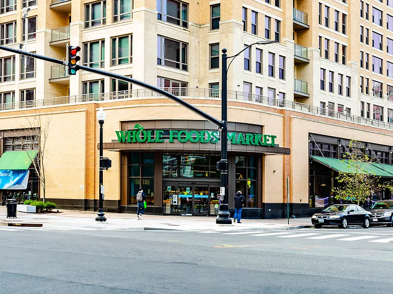 Whole Foods located less than 1 mile away.