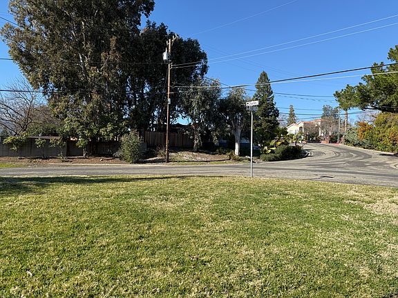 View of the front yard cross street.