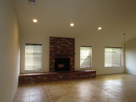 Wood burning fireplace