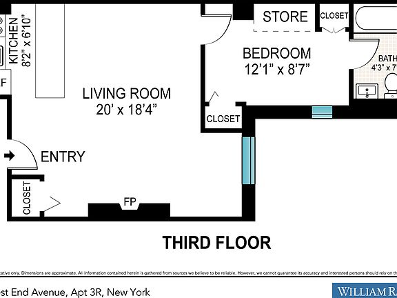 3rd image of 632 W End Ave APT 3R