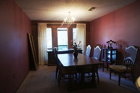 formal dining with furniture