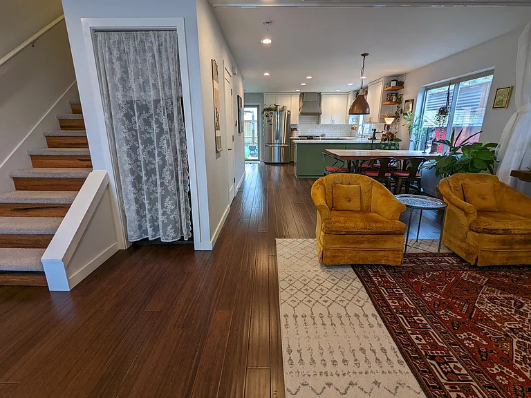 Open-plan ground-level floor.