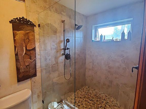 Large walk in shower