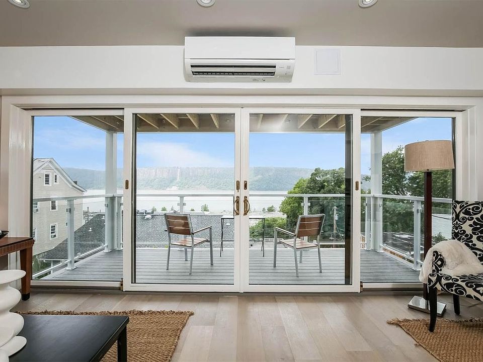 Wall of Windows in Living Room