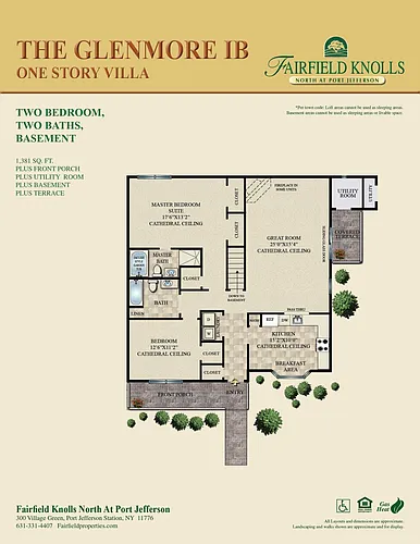Floor plan Glenmore Villa