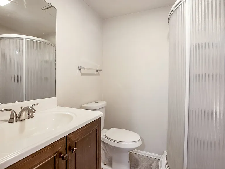 Basement bedroom ensuite bathroom