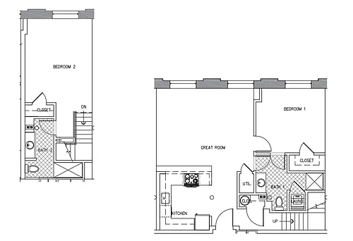 Floor plan 2 Bed 2 Bath