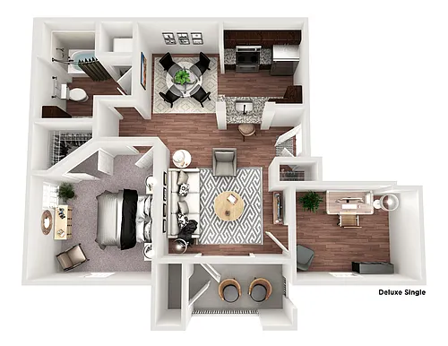 Floor plan Deluxe Single