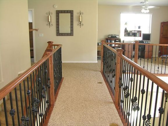 lovely iron bridgeway from loft to the Master bedroom