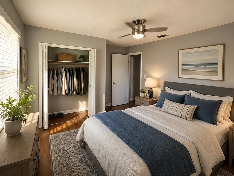 Digitally staged. Unit is rented unfurnished.