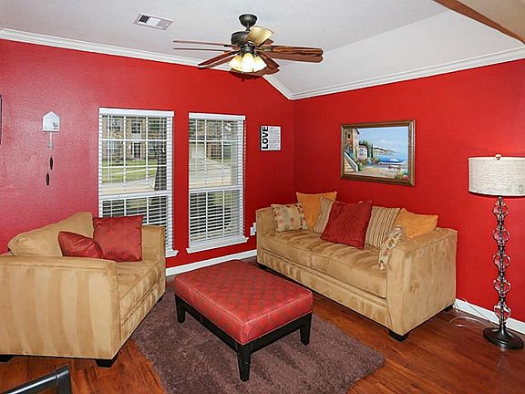 View of formal living room from the dining room.