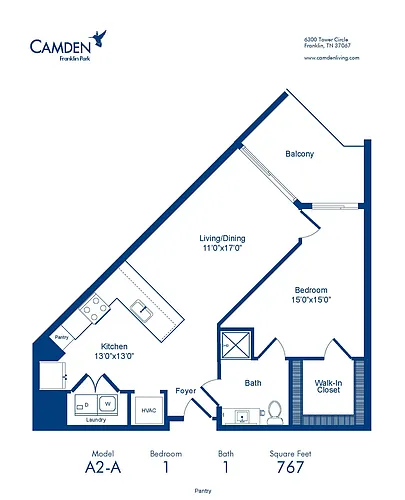 Floor plan A2-A