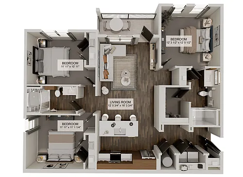 Floor plan The Beam (C1A)