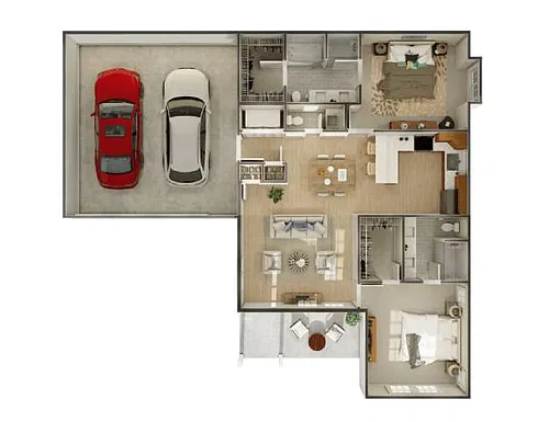 Floor plan Weatherby - Ranch-Style Villa