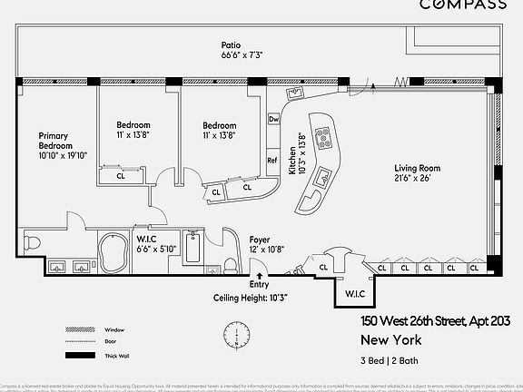 2nd image of 150 W 26th St APT 203