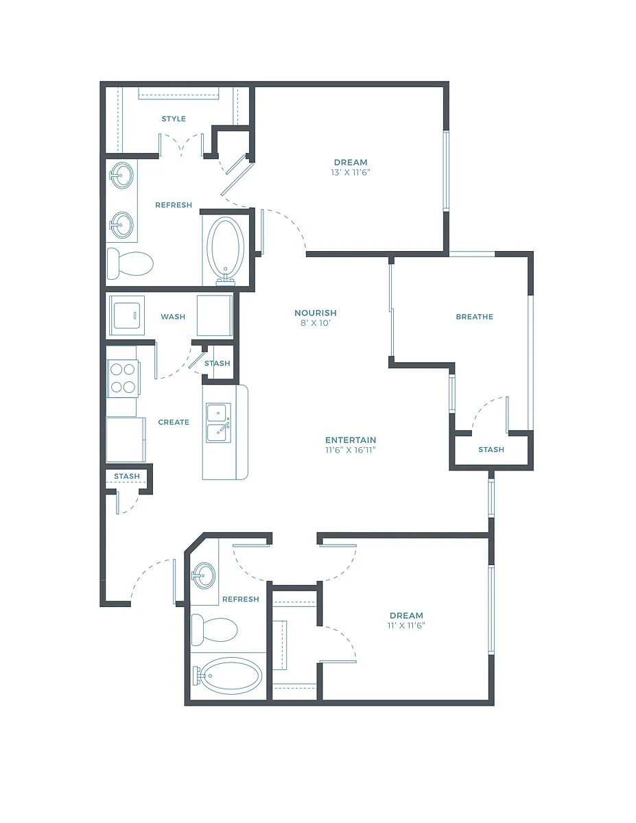 Floor plan B2