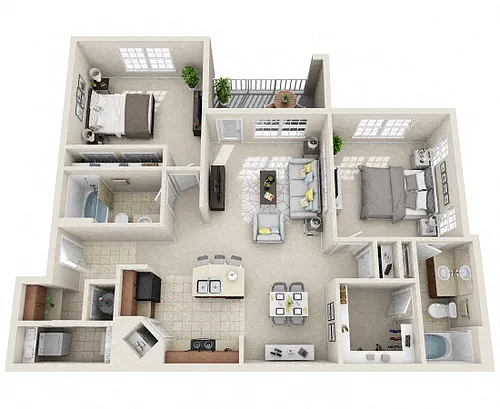 Floor plan B1