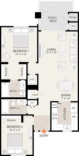 Floor plan Plan D