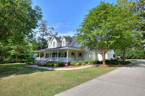 View of wrap around porch