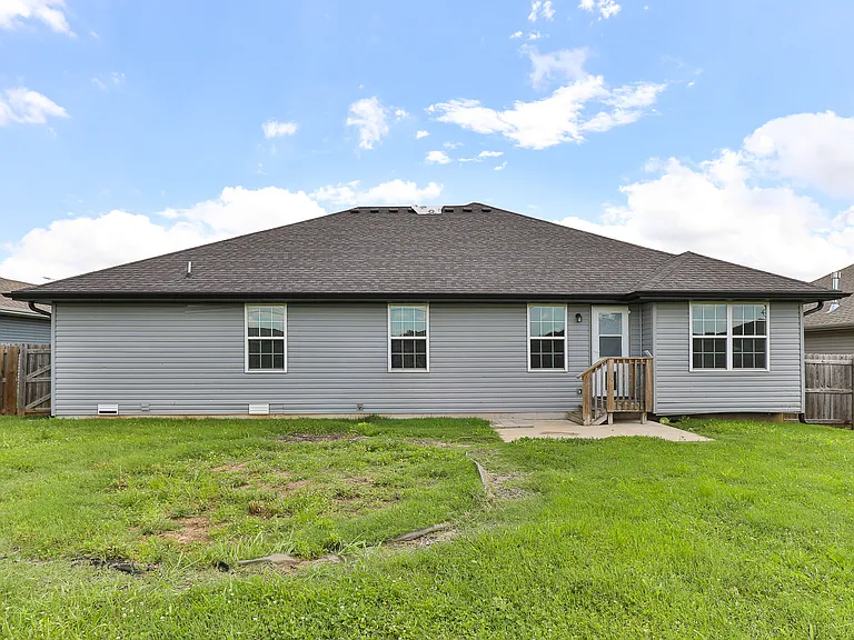View of the back of the home