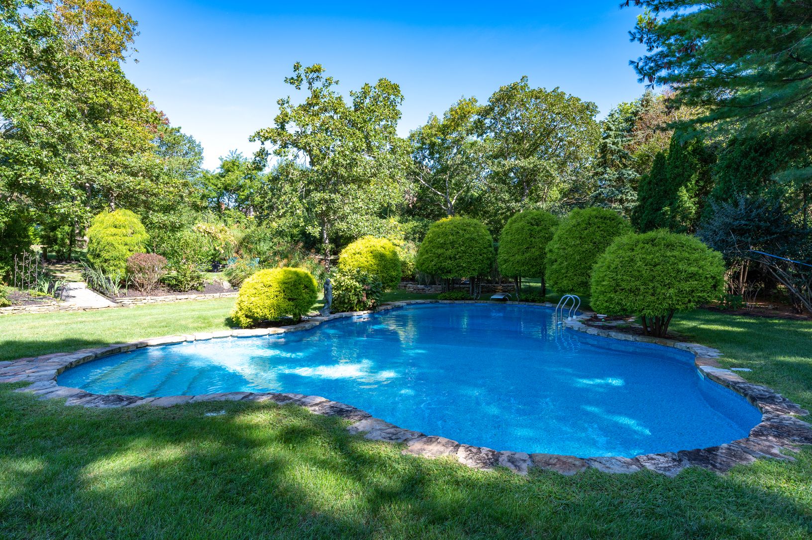  Free-Form Heated Gunite Pool