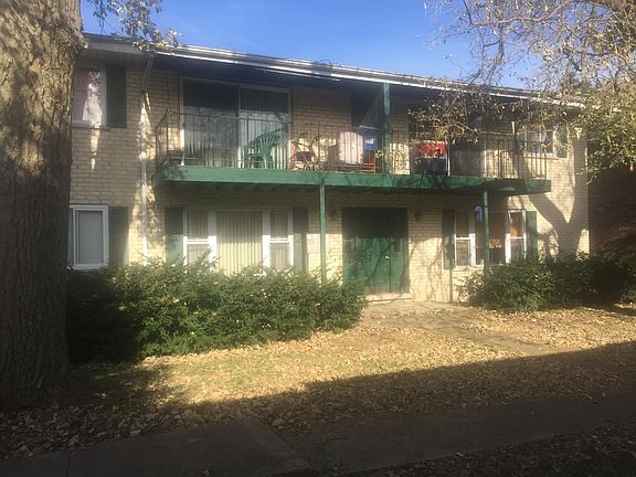 the front of the building