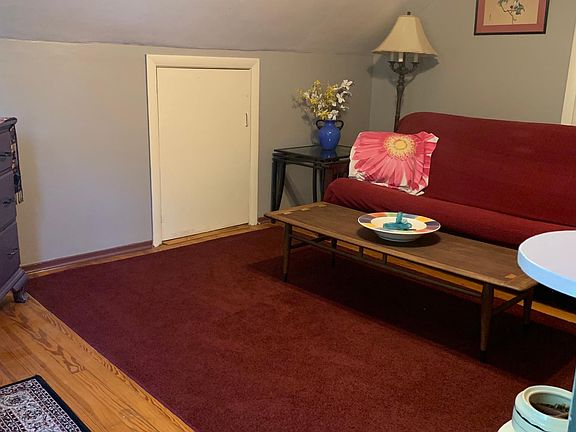 Living area; Full size futon as couch