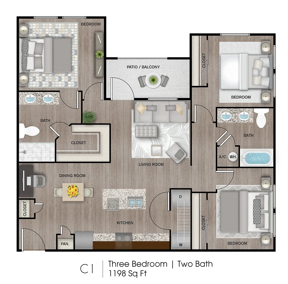 Floor plan 3X2