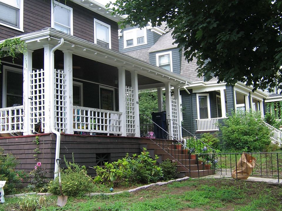 Front view (installing front garden)