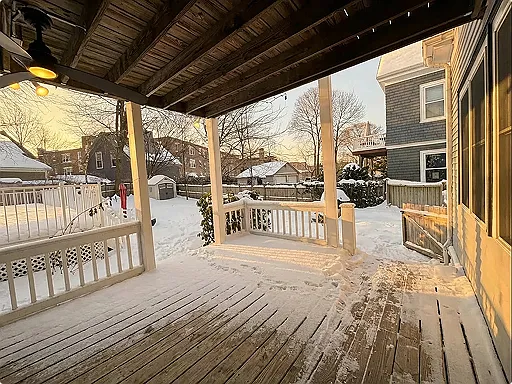 Back porch - 1st floor