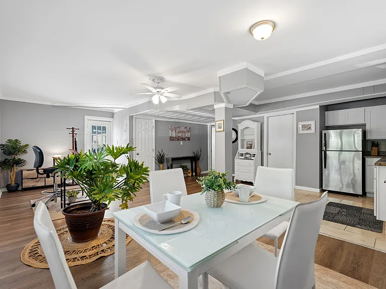 Open-concept flex space