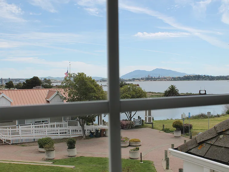 View from staircase window