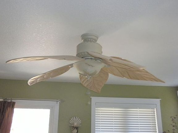 ceiling fan in bedroom