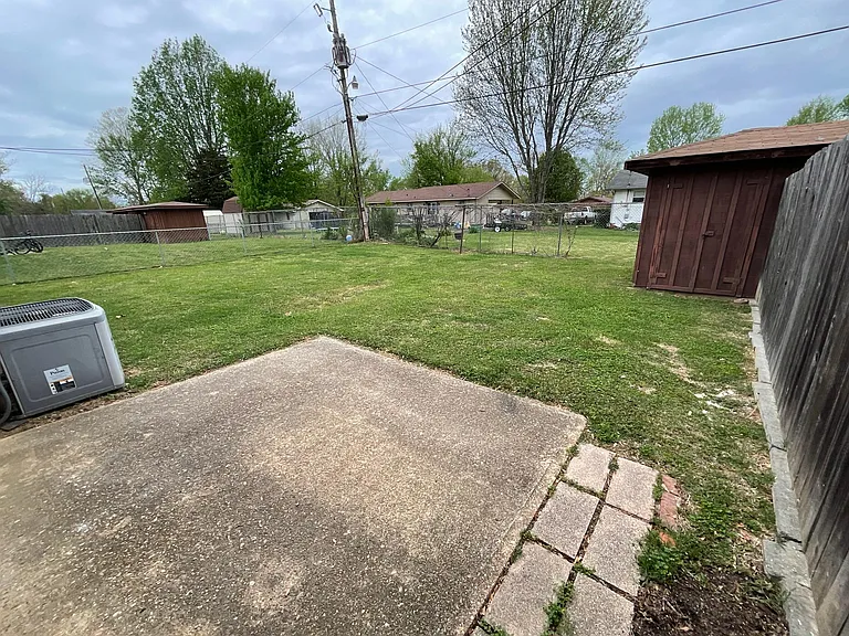 Small storage in the backyard