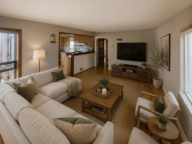 AI staged room.